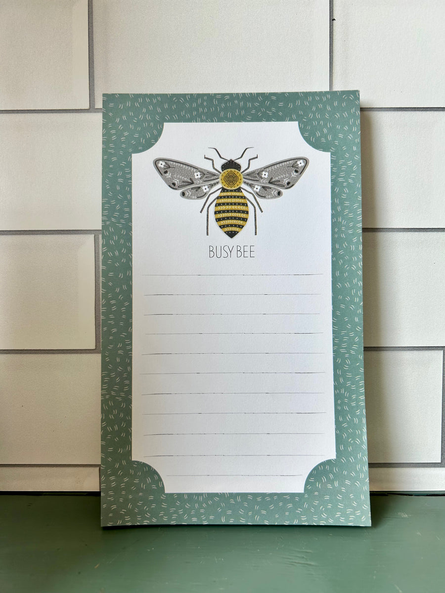 Busy Bee Notepad – The Waxwing