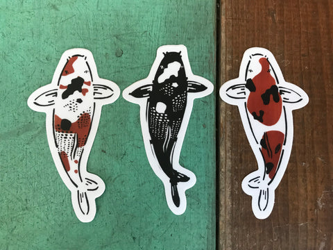 Jeremy Novy Koi Fish Stickers