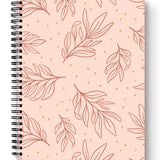 Pink Sage Spiral Lined Notebook