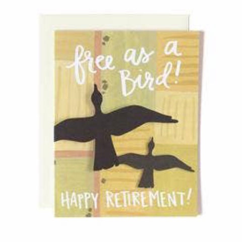 Free As A Bird! Happy Retirement Card!