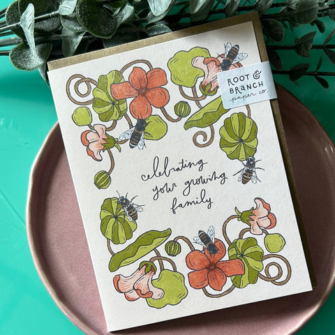 Celebrate Your Growing Family Greeting Card