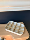 Zero waste compostable soap dish-White