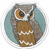 Dear Darlington Owl Round Sticker