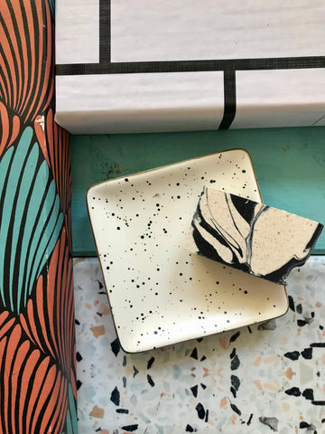 Ceramic Square Soap Dish