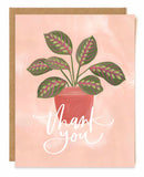 Thank You Prayer Plant Card