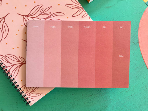 Paint Swatch Weekly Planners