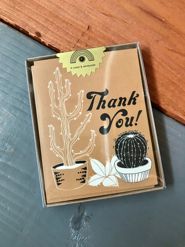 Cactus Thank You Cards-Box Set