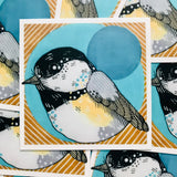 Dear Darlington Chickadee Blue Moon Sticker