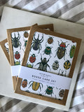Box Set of Beetle Blank Greeting Cards
