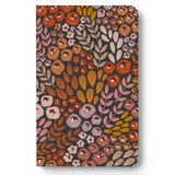 Earth Tone Floral Dot Grid Notebook