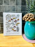 Mushroom & Fungi Art Print