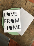 Love From Home Card