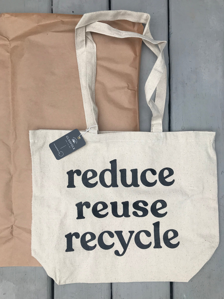 Reduce, Reuse, Recycle Tote – The Waxwing