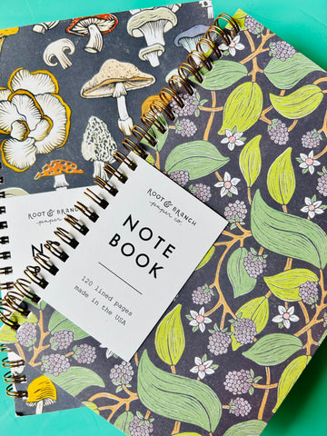 Wild Blacoberry Spiral-Bound Notebook