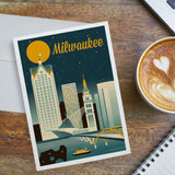 Milwaukee Skyline Greeting Card