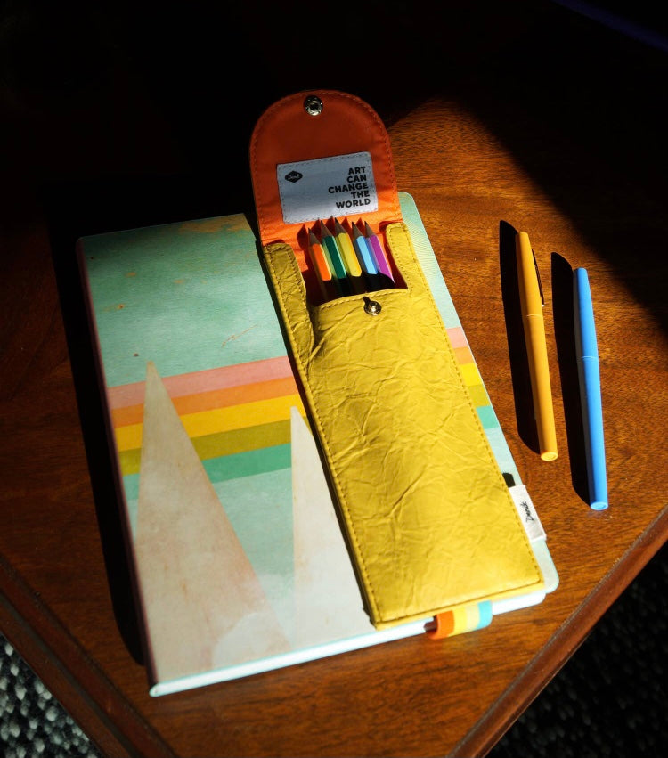Smart Phone Pouch + Notebook & Pencil