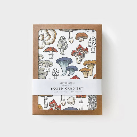Mushroom & Fungi Boxed Set of Greeting Cards
