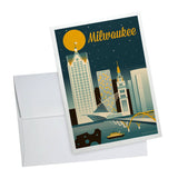 Milwaukee Skyline Greeting Card