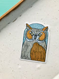 Dear Darlington Owl Arch Vinyl Sticker